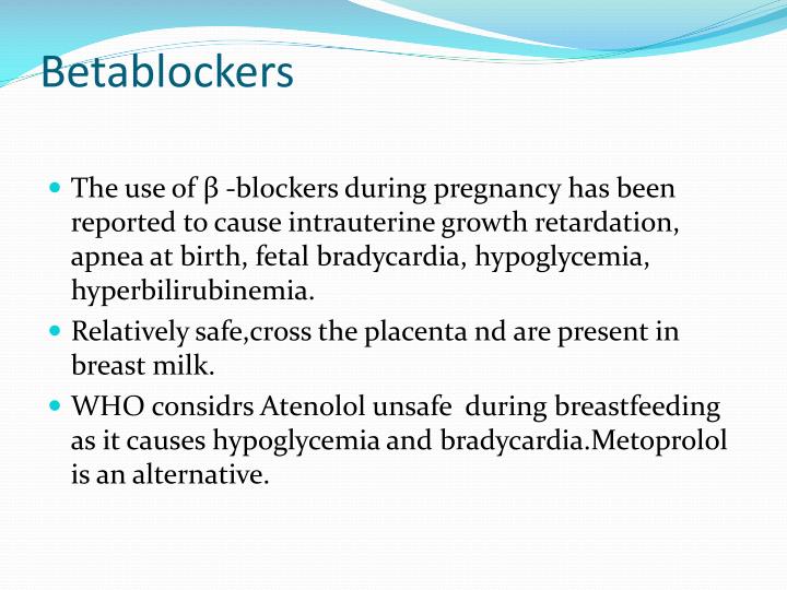 what is the safest beta blocker in pregnancy