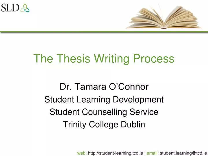 the thesis writing process n.