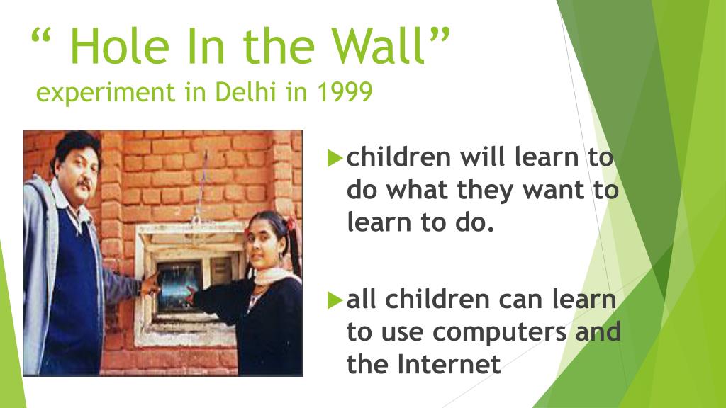 PPT Sugata Mitra’s “The ChildDriven Education
