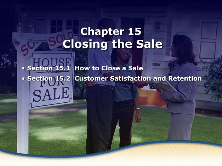 how to close a sale n.