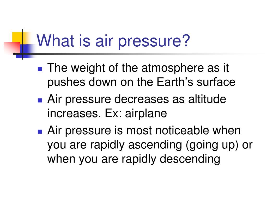 essay writing on air pressure