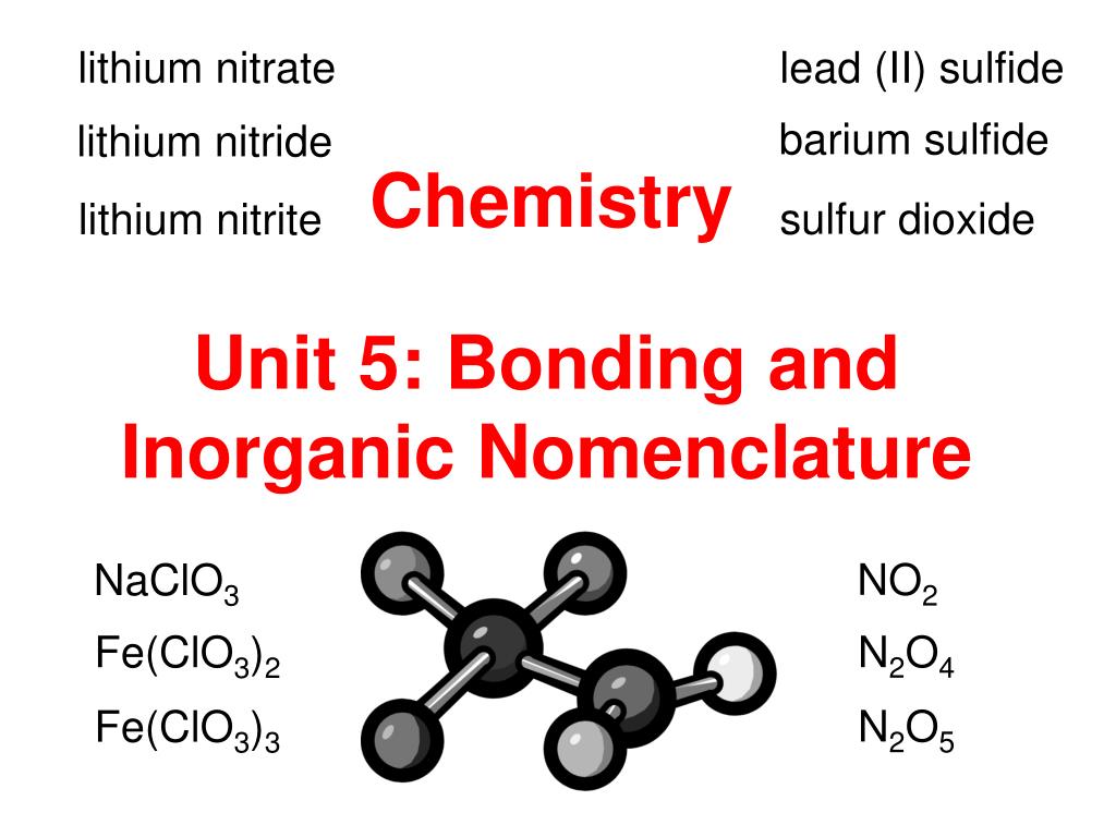 PPT - Unit 5: Bonding and Inorganic Nomenclature PowerPoint Presentation -  ID:5369335