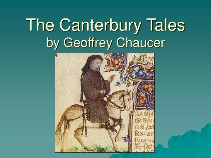 canterbury tales powerpoint