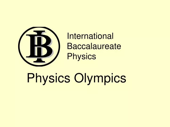 international baccalaureate physics n.