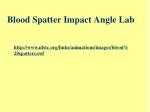 PPT - Blood Spatter & Crime Scenes PowerPoint Presentation - ID:5371326