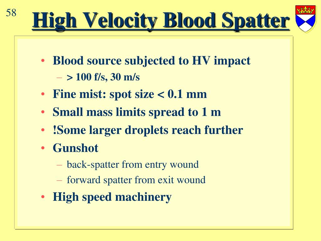 PPT - Blood Spatter & Crime Scenes PowerPoint Presentation, free