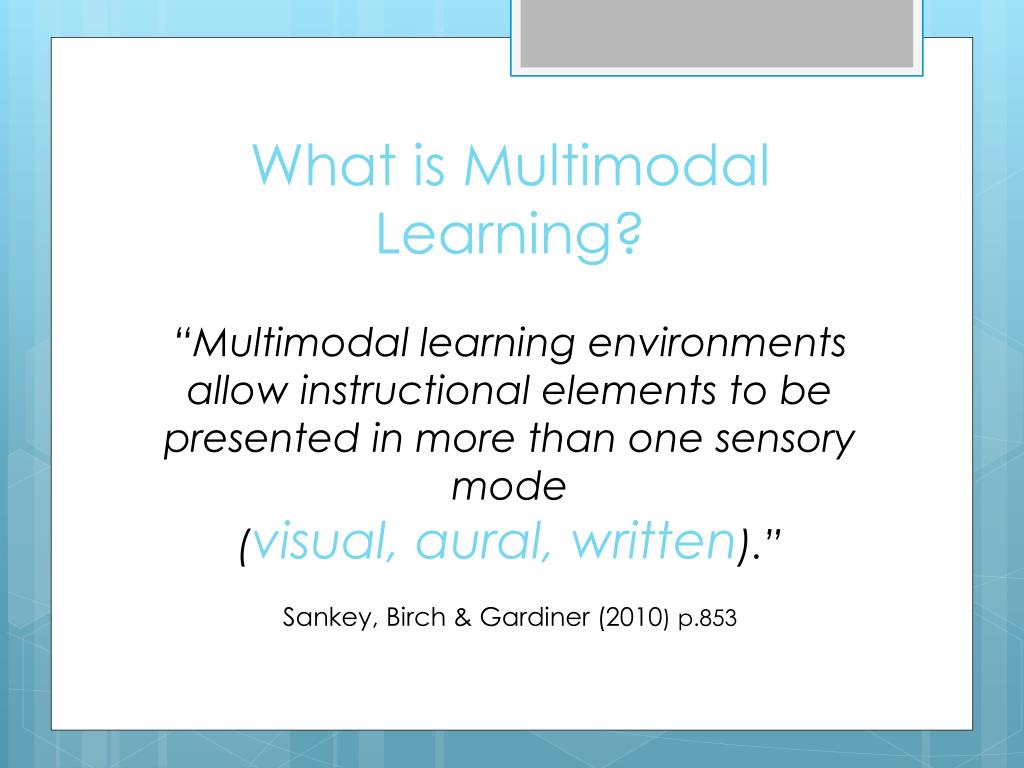 Ppt Multimodal Learning Powerpoint Presentation Free Download Id