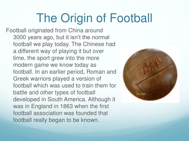 Did Football Really Originate in America?